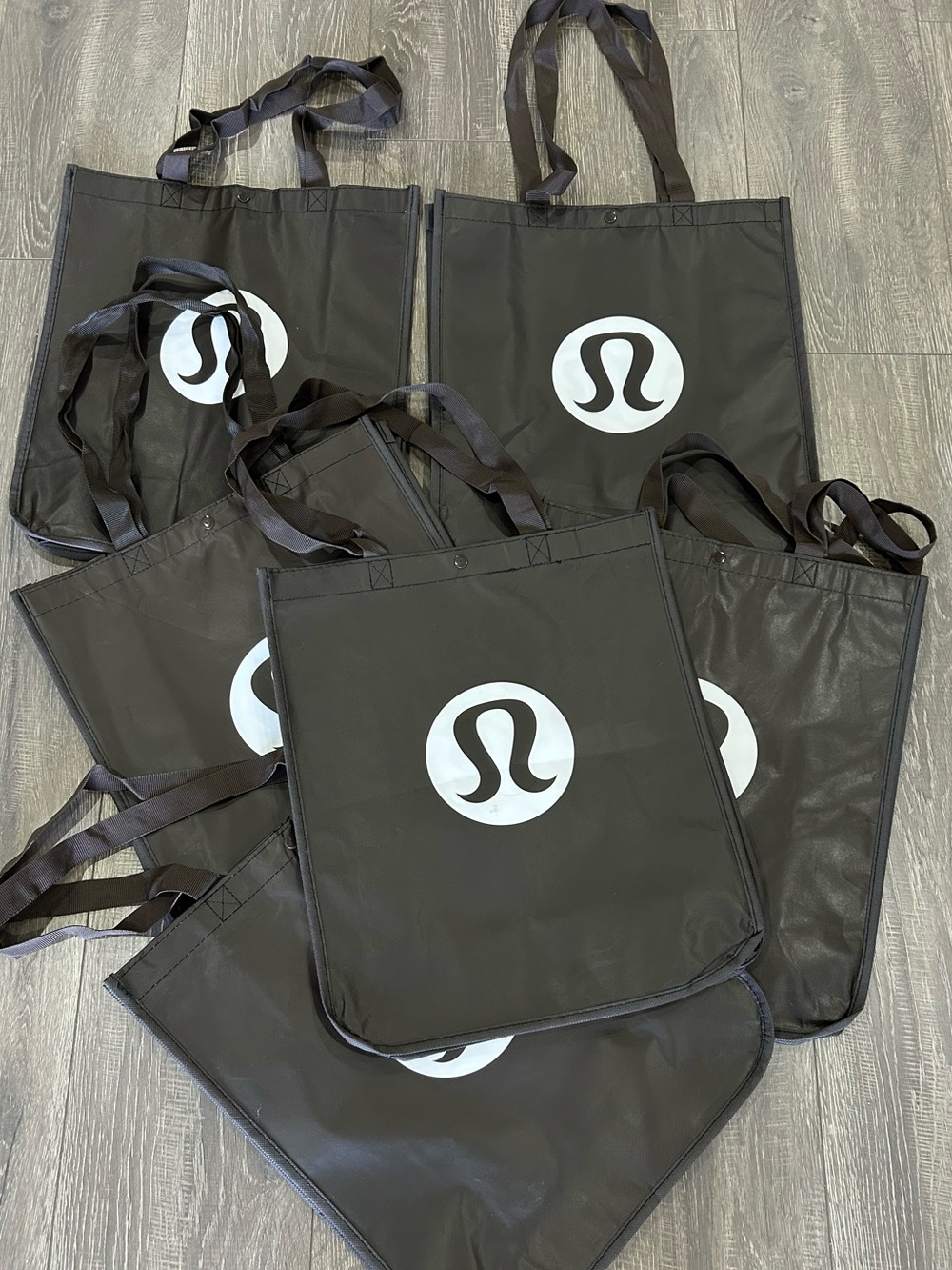 6xlululemon athletica reusable Tote bags-large size